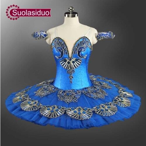 Adult Gold Ballet Tutu Fashion Stage Wear Costumes The Nutcracker Ballet Dance Performance Competition Apperal Girl Ballet Skirt