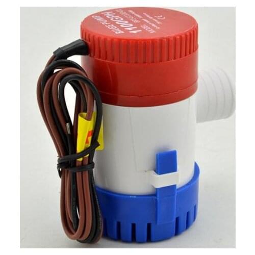 1PCS 1100GPH High Flow Submersible Marine Boat Electric Bilge Pump 12V 3A FREE SHIPPING