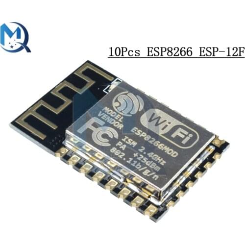 10pcs/lot ESP8266 ESP-12F Serial Wireless ModuleDevelopment Board ESP12F Upgrade Remote Module ESP12 Programmer For Arduino