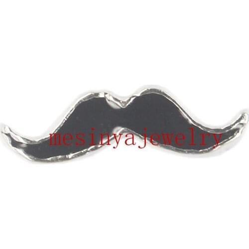 10pcs beard floating charms for glass locket Min amount $15 per order mixed items,FC-013