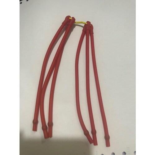 100pcs/lot 6 Strands Card Ball Fishing Rubber Band for Slingshot Hunting Catapult Powerful Elastic Fishing Rubber Band Tool