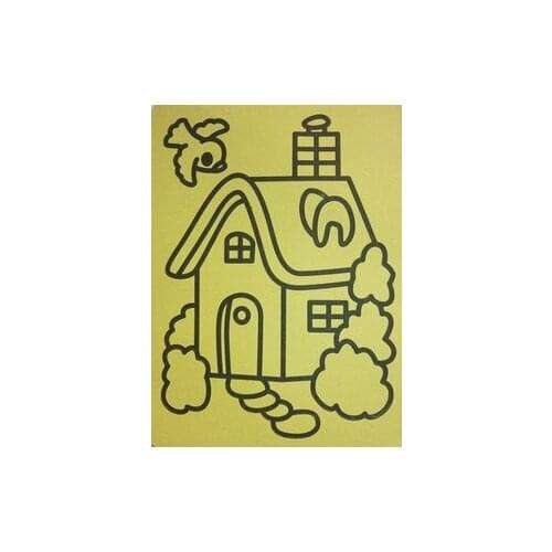 15x21cm sticker cards for Color Sand art_ hot selling