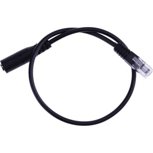 20cm 3.5mm OMTP Smartphone Headset to 4P4C RJ9/RJ10 Phone Adapter Cable Cord