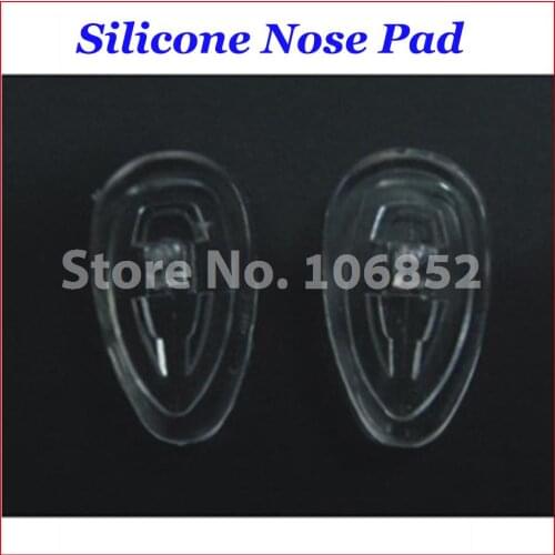 500pieces=250pairs Teardrop type Silicone nose pads size 15mm 16mm 17mm screw-in or push-in type optional