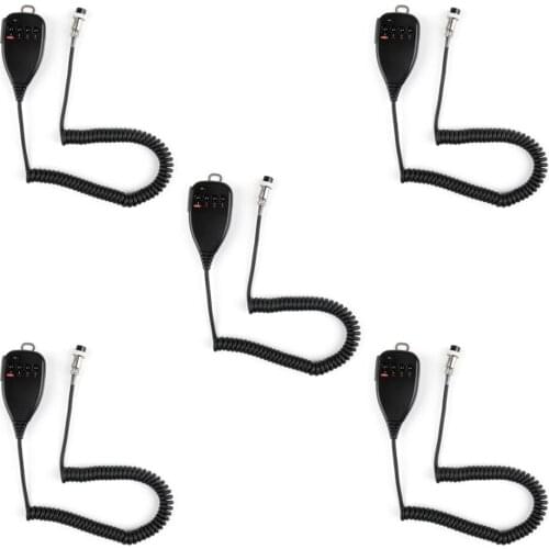 Artudatech 5Pcs MC-44 Speaker Microphone For Kenwood TM-231 TM-231A TM-241 TM-331A Radio