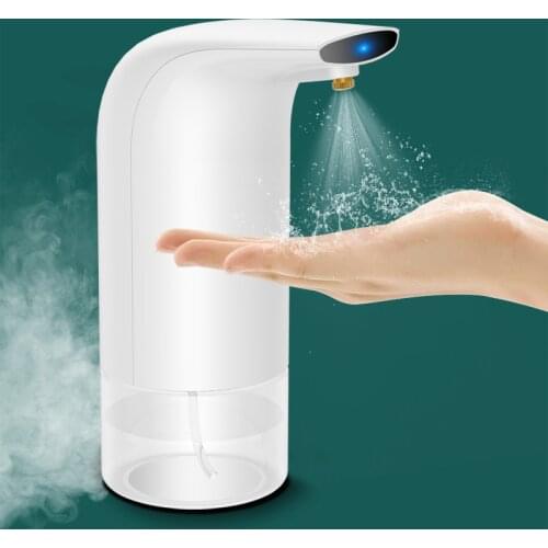 300ML Automatic Induction Alcohol Sprayer Soap Dispenser Automatic IR Public Hands Sanitizer Soap Shampoo Spray Dispenser