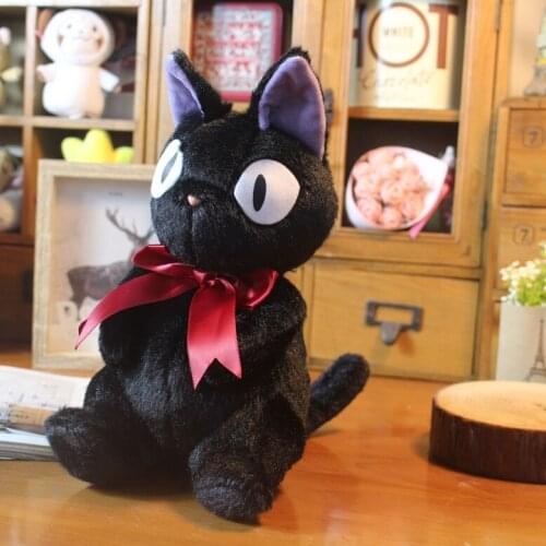 15cm Ghibli Black JiJi Plush Toy Cute Mini Black Cat Kikis Delivery Service Stuffed Toy For Kids Gift