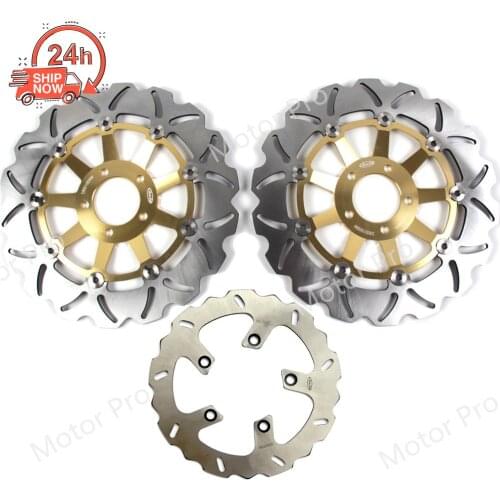 For Kawasaki ZRX1200R 2001 - 2006 Front Rear Brake Disc Disk Rotor Kit Motorcycle ZRX 1200 R ZRX1200 1200R 2002 2003 2004 2005