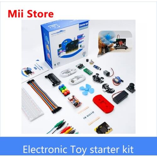 Yahboom Factory Electronic Toy Kids Python Programming STEAM BBC Microbit V2 Starter Kit