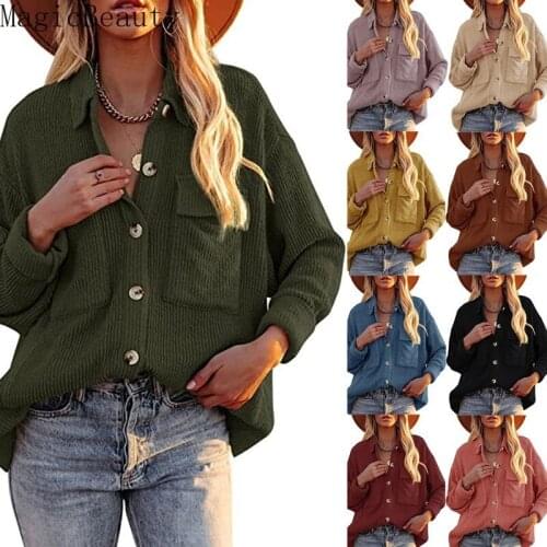 GLIRUIS Women's Corduroy Shirts