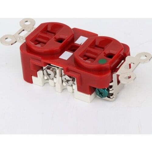 Hi-end US AC Power duplex Receptacle Socket, Silver Plated Wall Outlet Chassis HIFI