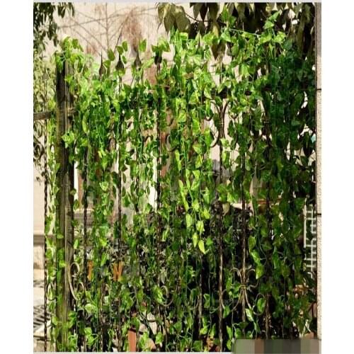 Artificial Silk Plastic Wall Hanging Plant Vine Flower Rattan Craft Ornament Supplies For Wedding Home Garden Decorations