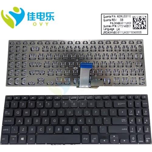 S530 UK GB British laptop keyboard for ASUS vivobook S15 K530 K530FN S530U S530UF notebook PC keyboards original 0KNB0 5111UK00