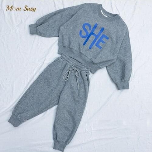 Baby Girl Boy Clothes Set Hoodie and Jogging 2pcs Infant Toddler Child Sport Set Loungewear Cotton Spring Autumn 1-10Y