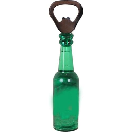 Fridge Magnetic Bottle Opener Beer Bottles Openers Cap Opening Remover Fridge Magnet Sticker Decoration Party Kitchen Gadgets