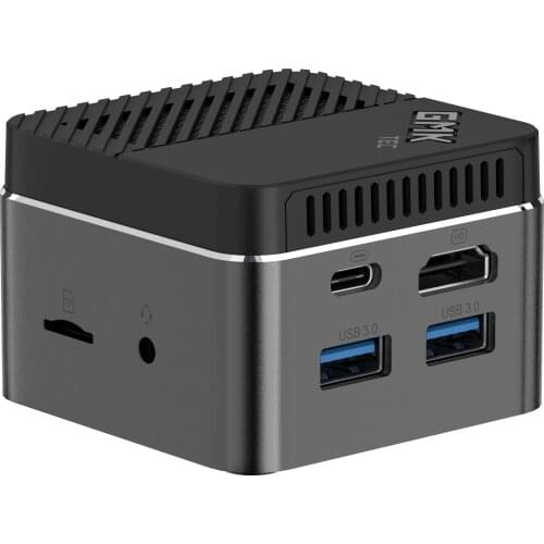 GMK NucBox Mini PC Intel Celeron J4125 8GB LPDDR4 128G ROM 4 core 4 thread Desktop PC UHD Graphics 600 WIN 10 Computer
