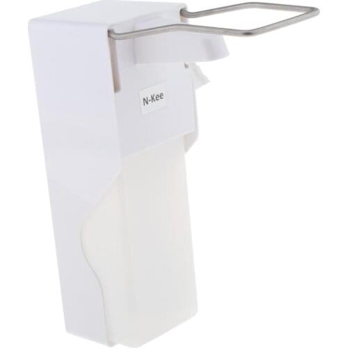 Wall Mounted Soap Dispenser Hand Elbow Pressure Pump for Shampoo Shower