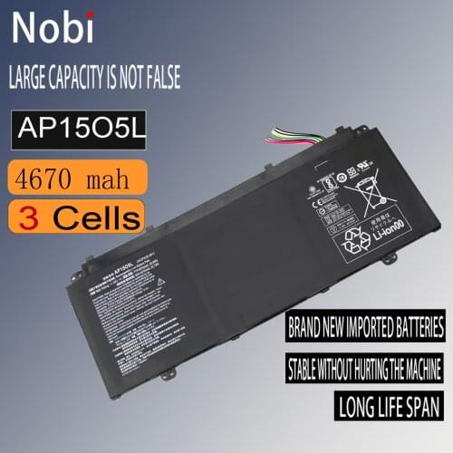 Nobi New Brand AP15O5L Laptop Battery for Asus Aspire S5-371-52JR 7278 CB5-312T N16C4