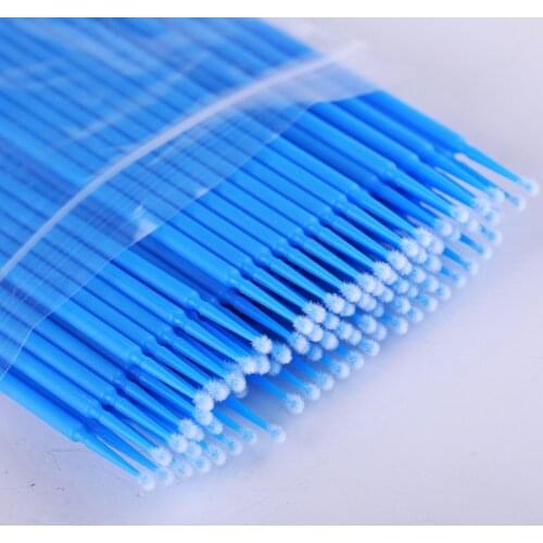 100pcs/Lot Disposable Swab Micro Brush Eyelashes Extension Individual Lash Glue Removing Makeup Tools