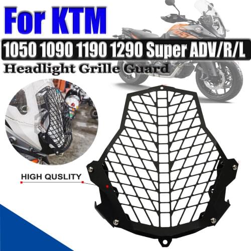 Motorcycle Front Headlamp Headlight Grill Guard Protection Cover Protector For KTM 1050 1090 1190 1290 Super ADVENTURE ADV R L