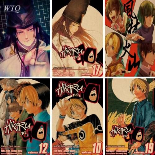 Home Decor Hikaru No Go Retro Poster Anime Posters Wall Poster Canvas Painting Wall Decor Wall Art Photos for Childrens Room