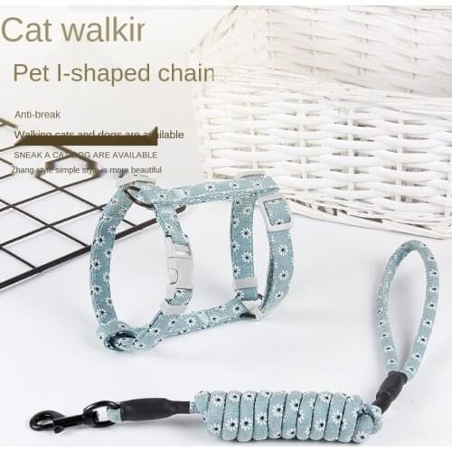 Cat Traction Rope Adjustable Cat Sling Rope Pet Supplies Cat Sling Anti-falling Traction Cat Walking Artifact