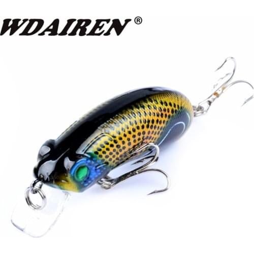 1Pcs Crankbait Fishing Lure 60mm 10g Artificial Hard Bass Fishing Wobblers Japan Topwater Minnow Fish Lures Fishing Tackle