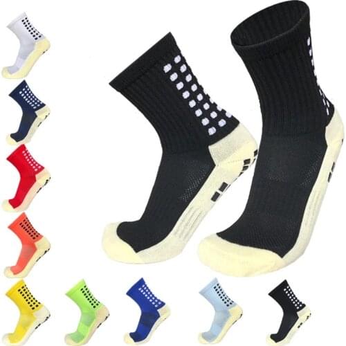 Professional New Sports Non-slip Cotton Soccer Socks Mens Calcetines Soccer Cycling Soccer Socks Women Men