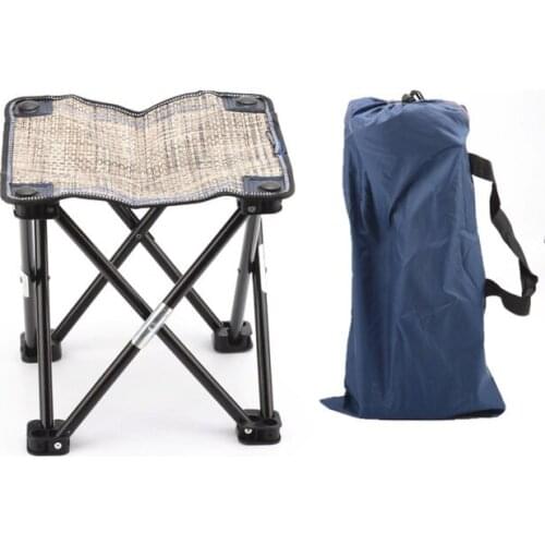 Folding Stool Chair Portable Outdoor Camping Hiking Fishing Chair with Carry Bag Lightweight Travel Stool