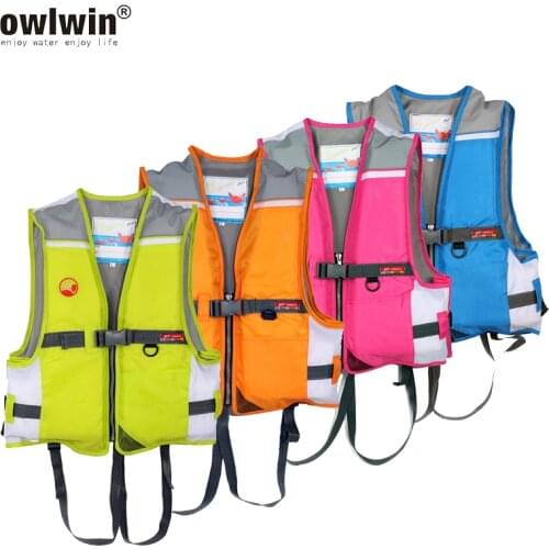 Children life vest boy and girl life jacket Thicken Oxford fabric 90CM- 160CM 10-50KG water sports swimwear High buoyancy