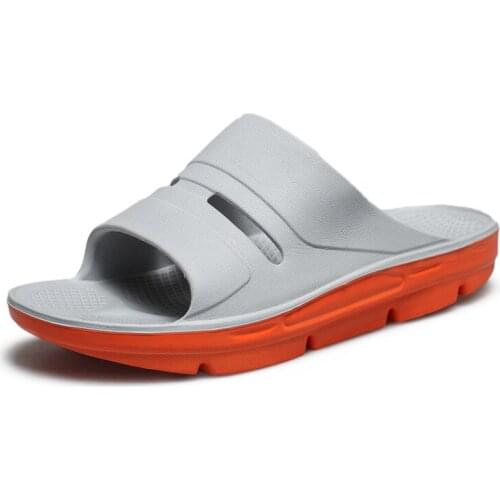 Casual Home Slipper Shoes Eva Non-Slip Shoes Beach Slides Shower Slippers Slippers for Men Fashion Summer Solid Color