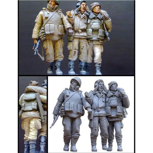 [tuskmodel] 1 35 scale resin model kit tank crewModern Russian Soldiers model figures