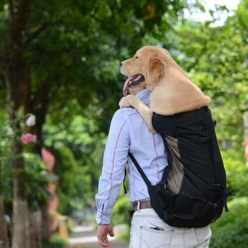 Dog Carrier Outdoor Travel Pet Shoulder Backpack Breathable Washable Outdoor Hiking Bag For Cat Large Dogs Size S-XL