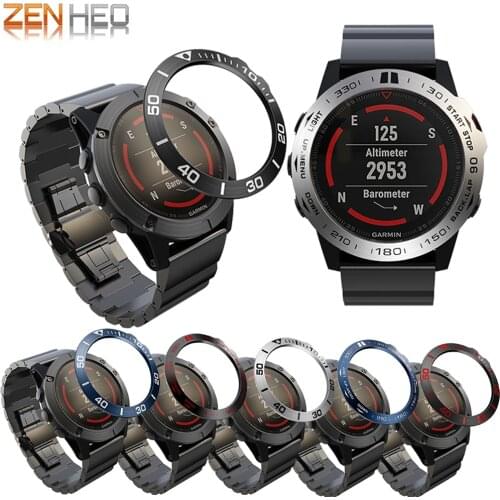 Bezel Ring Styling Frame Case Protection Cover For Garmin Fenix 5/5X/3 Smart Watch Anti Scratch Adhesive Covers For Fenix 5X 5 3