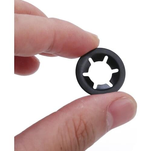 260pcs Practical Star Nut Push-on Locking Washers Assorted Kit Furniture Photography Metal Starlock Push-on Locking Fastener