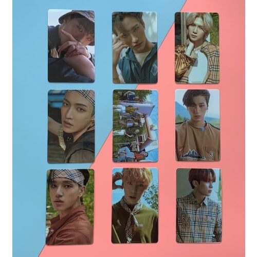 5pcs/set Kpop Ateez New photo album Zero Fever Card Sticker for fans Collection Sticker Bus Card Sticker Meal Card Sticker