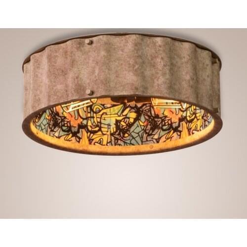 American style retro antique graffiti industrial ceiling lamp balcony porch corridor corridor ceiling lamp
