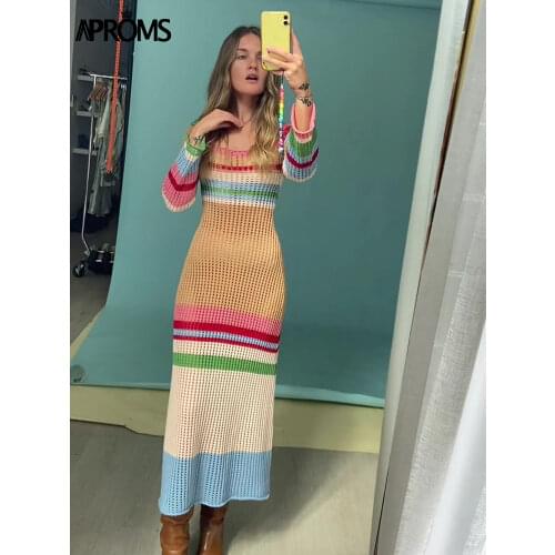 Длинные платья APROMS China At AliExpress