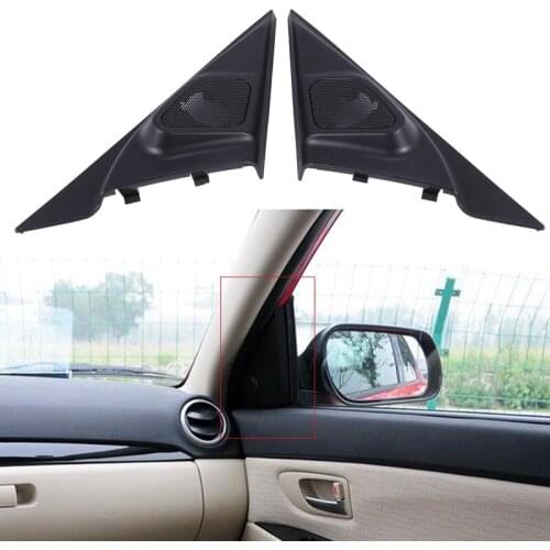Car Front Column Triple-cornered Bracket Tweeter Cover for Mazda 3 BK 2007-2014
