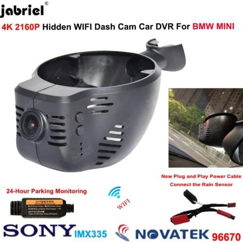 For BMW MINI r56 r57 r58 r59 r60 r61 f54 f55 f56 f57 f60 Cooper S D SD ONE CABRIO CLUBMAN PACEMAN 4K Car DVR Cameras Dash Cam