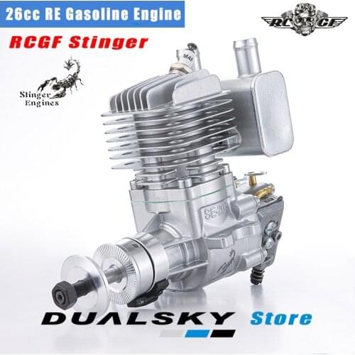 RCGF STINGER 26CC RE Stroke Engines Gasoline Engines Rc Aircraft Rc Airplane Two Cycle Stinger 26cc Engine