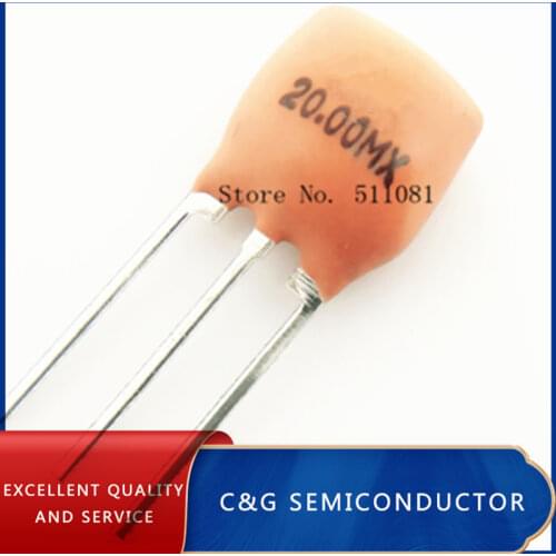 20pcs Ceramic Resonators ZTT 20MHZ 20.000MHZ 20M 3P DIP-3 ZTT20M