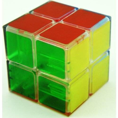 LanLan 2x2x2 Magic Cube Toys for Children neo cube Transparent Cubo Magico Professional Speed Puzzle Antistress Toys