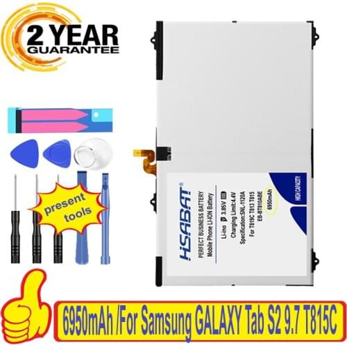 Top Brand 100% New EB-BT810ABE Battery for Samsung GALAXY Tab S2 9.7 T815C SM-T815 T815 SM-T810 SM-T817A S2 T813 T819C Batteries