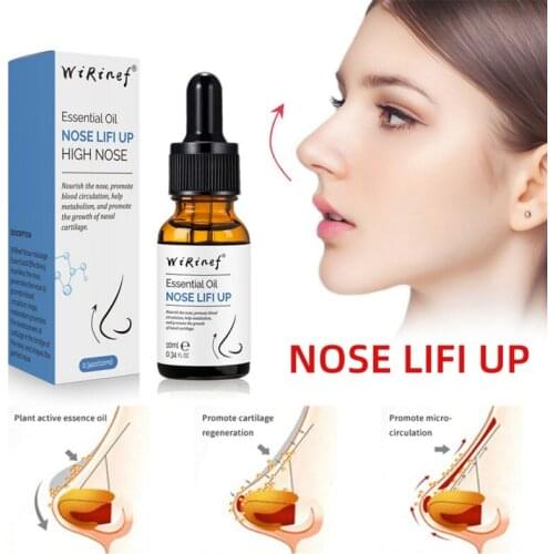 Nose Lift up Oil Essence Oil Nose Massage for Wide Firming Moisturizing Nasal Bone Remodeling Pure Natural Nose Care