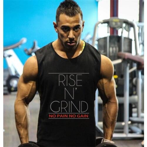 Gym Clothing Fitness Singlets Men Bodybuilding Stringers Tank Tops Sleeveless Shirt Brand Muscle Vest tank tops men