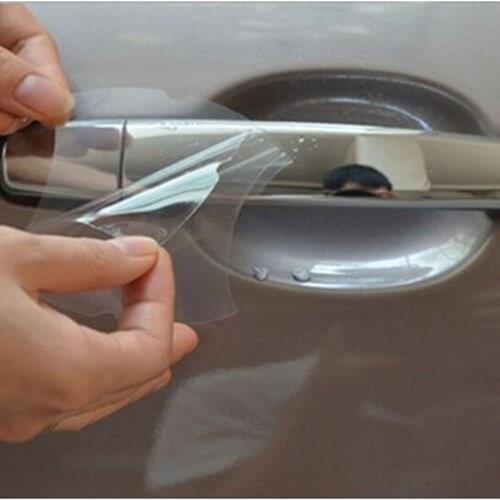 5pcs Car door handle stickers protector film For Ford Ranger C-Max S-Max Focus Galaxy Mondeo Transit Tourneo Custom
