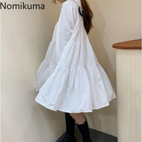 Модные платья-трапеции Nomikuma China At AliExpress