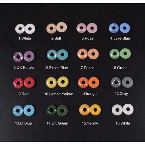 New! Round Shape Nail art Ceramic Beads 15 Color Mix color 8mm DIY Craft Flatback Pearl Stones For Nail art free shipping