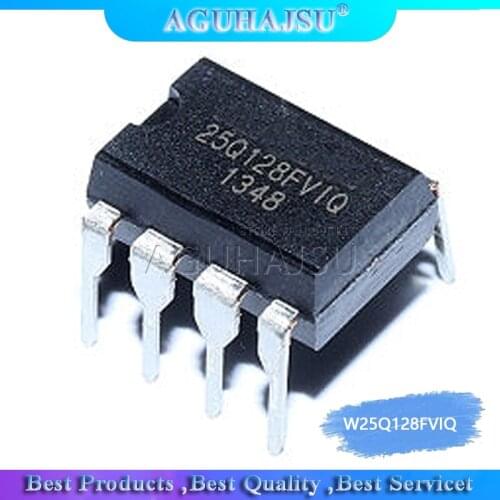 2pcs W25Q128FVIQ 25Q128FVIQ 25Q128FV1Q DIP-8 new original